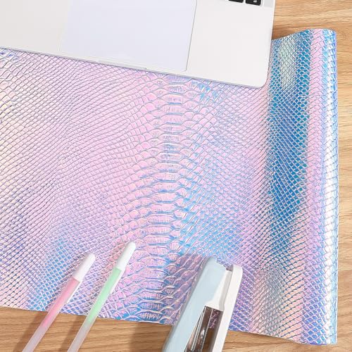 53 x 11.8 Inch Synthetic Vinyl Fabric Light Purple Embossed Snake Skin PU Leather Sheets Snake Textured Holographic Glossy Mirrored Faux Leather Rolls for DIY Crafts Making Furniture Cover - color: Light Purple