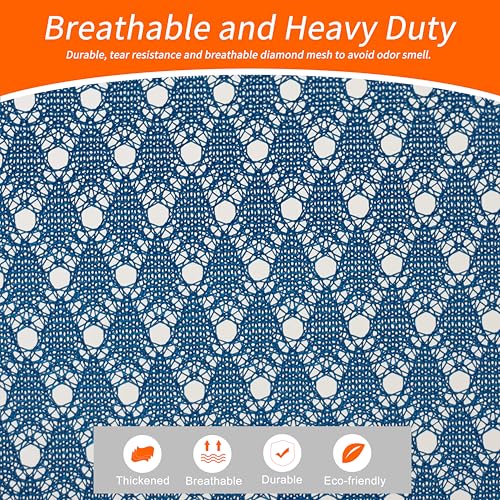 Polecasa Heavy Duty Diamond Mesh Laundry Bag, 24x36", Blue | Extra Large Laundry Hamper Bag, Holds 2-3 Loads, Tear Resistant Mesh, Breathable Design, Drawstring Closure - color: Blue, size: 24"x36" |1 Pack