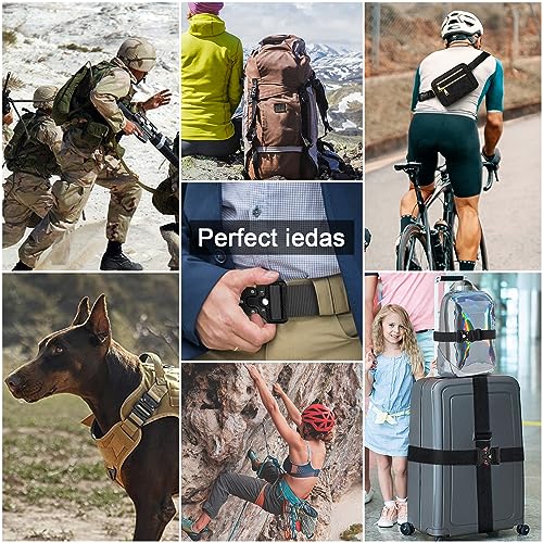 1 Inch Metal Tactical Duty Belt Buckle Replacement, 2 Pack Metal Buckle Clip for Dog Collar, Vest, Backpack Strap, Paracord Bracelet Accessories Silver - color: B: 1" Silver 2pcs