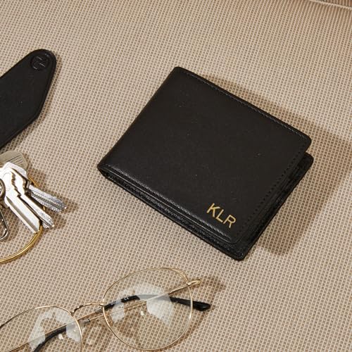 RFID Black Onyx Men's Slim RFID Bifold Wallet with Money Clip - Black Onyx - color: Rfid Black Onyx