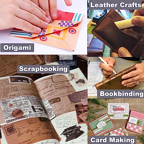 VENCINK Genuine Bone Folder Scoring Folding Creasing Burnishing Tool
