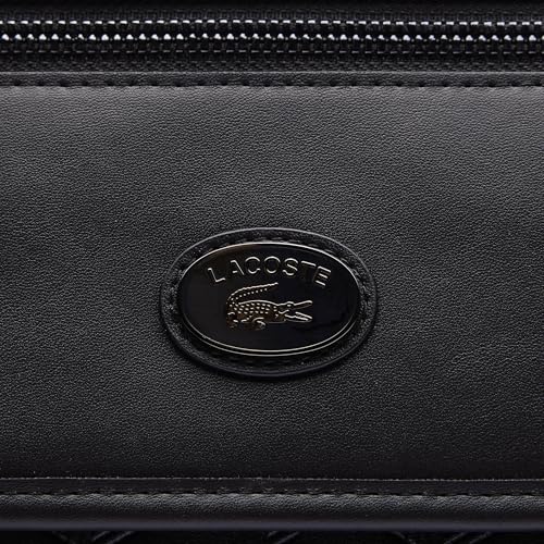 Lacoste Nomogramme Small Flap Close Messenger Bag - color: Black