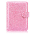 Passport Holder Cover, ACdream Protective Premium Leather RFID Blocking Wallet Travel Case for Passport/Credit Card/Air Ticket, - color: Glitter Pink