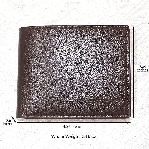 Slim Wallet for Men with Money Clip, Minimalist Wallet with Zipper Coin Purse, Bifold Mens Wallets with Credit Card Holder, PU Leather Men's Wallet, Carteras Para Hombres (Coffee) - color: Coffee
