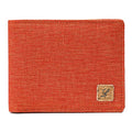 Lanyani Minimalist Fabric Wallet Bifold RFID Blocking - color: Orange