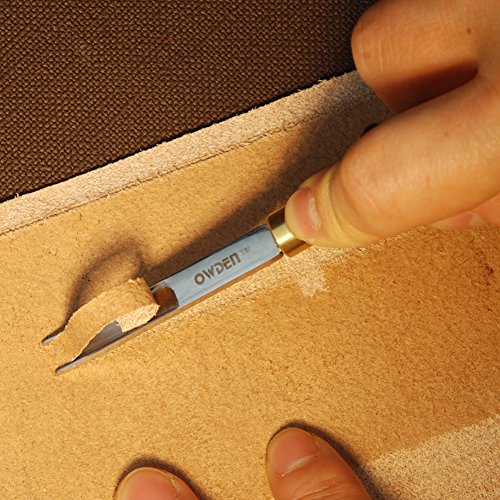 OWDEN Professional French Style Wide Mouth Leather Skiving Tool (6mm)