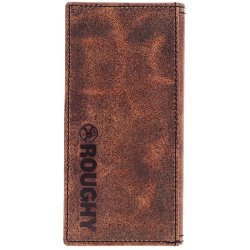 HOOEY Leather Men’s Western Rodeo Wallet (Hawk - Brown/Sunset Serape) - color: Hawk - Brown/Sunset Serape
