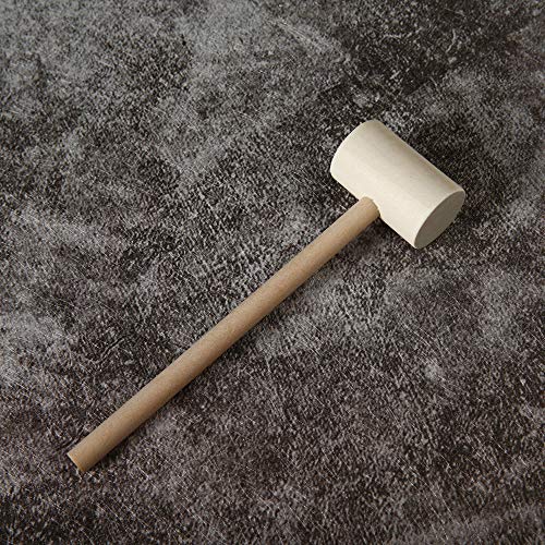 MIHEY 18 Pcs Mini Wooden Hammer Creative Pounding Educational Mallet